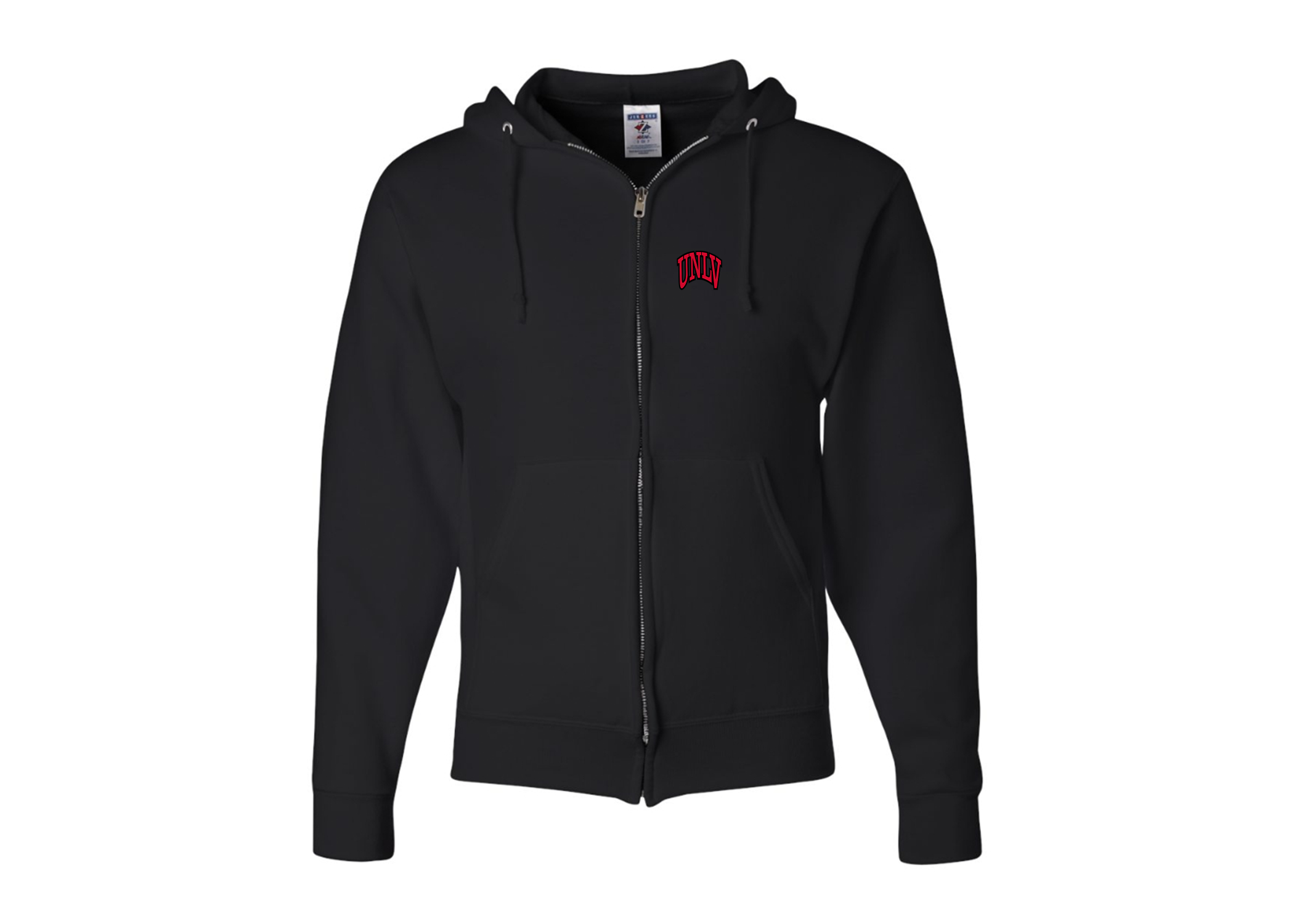 SweatRo Men's UNLV Rebels JERZEES NuBlend Full-Zip Hooded Sweatshirt